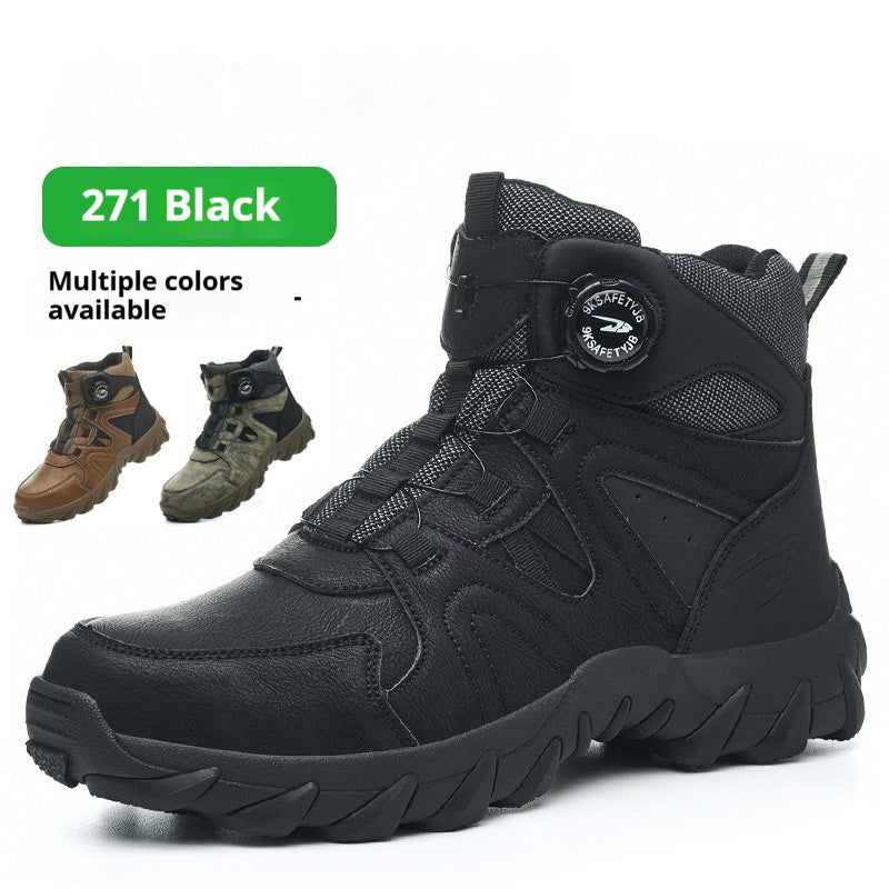 Anti Smashing And Anti Piercing Steel Toe Safety Shoes