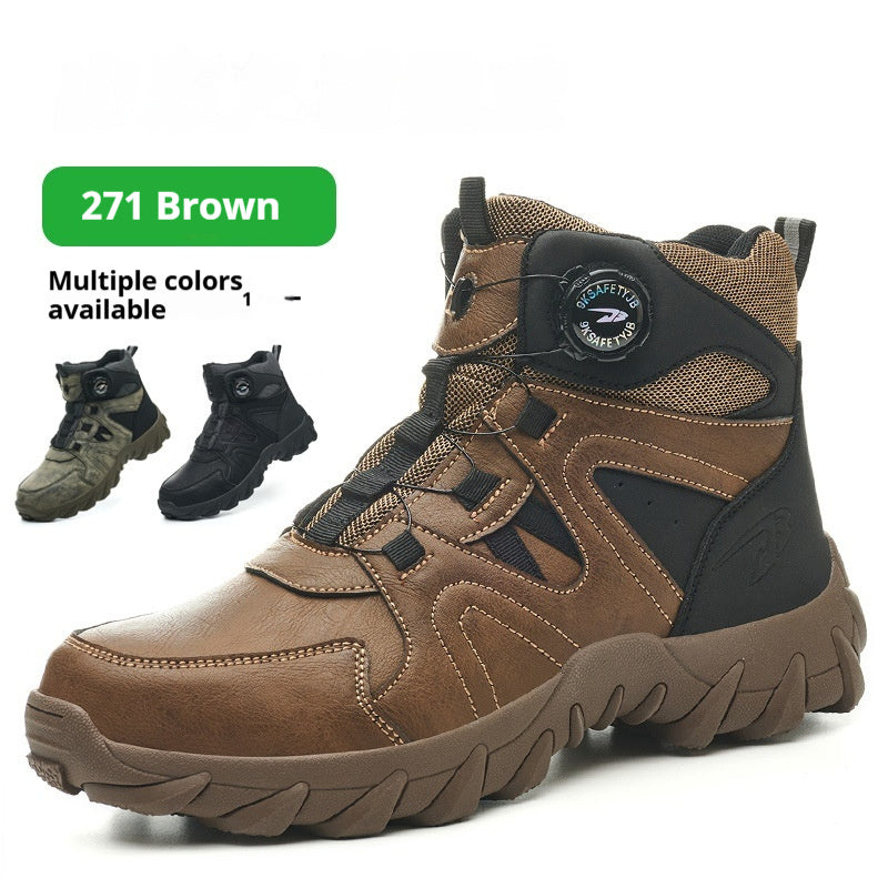 Anti Smashing And Anti Piercing Steel Toe Safety Shoes