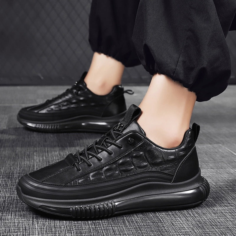Leather Jelly Bottom Darth Vader Men's Sneakers