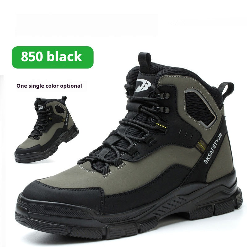 Anti Smashing And Anti Piercing Steel Toe Safety Shoes