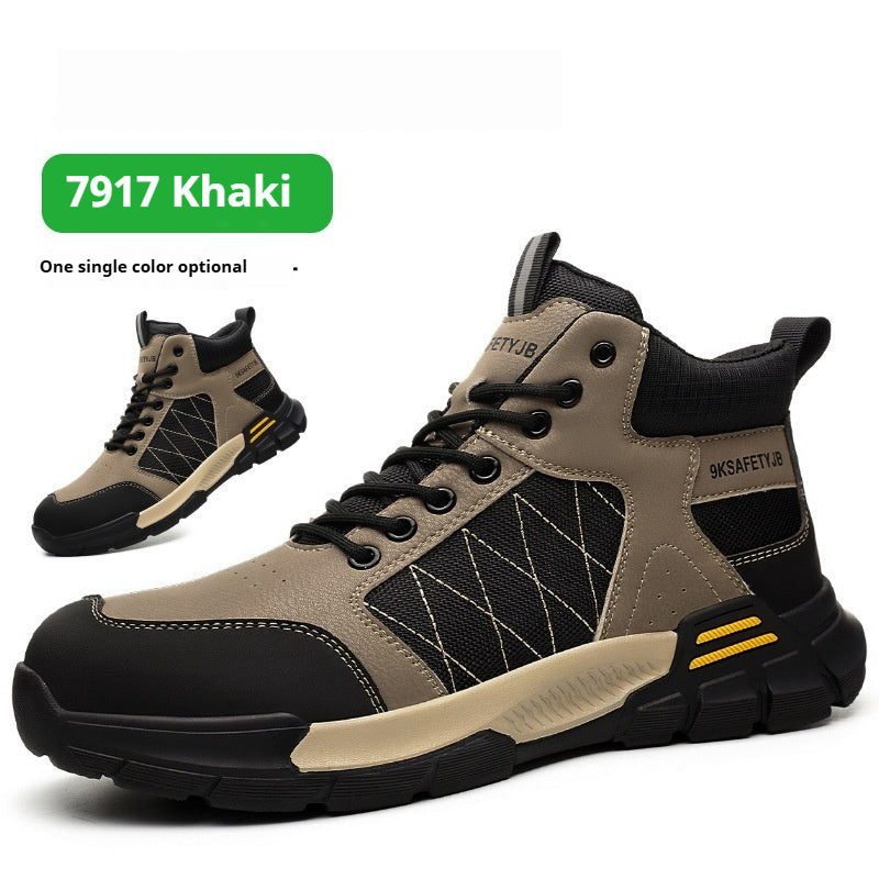 Anti Smashing And Anti Piercing Steel Toe Safety Shoes
